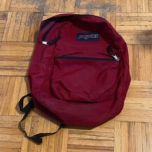 Burgundy Jansport Backpack
